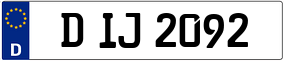 Truck License Plate